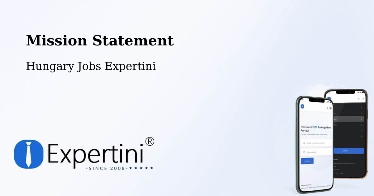 Corporate Mission – Türje - Hungary Jobs Expertini